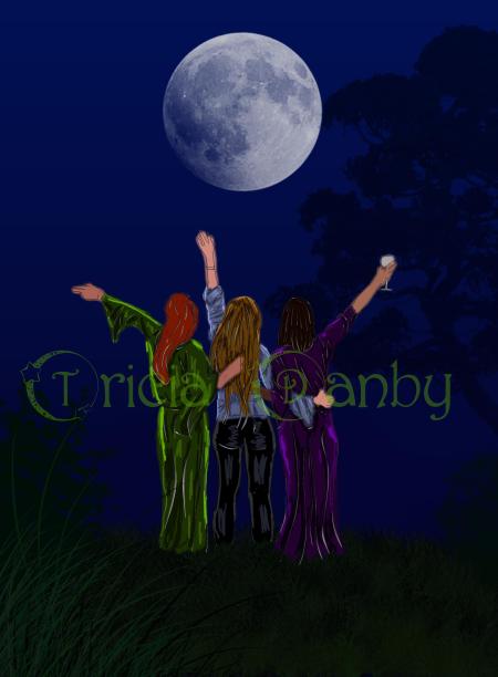 Under the Fullmoon light by Tricia Danby